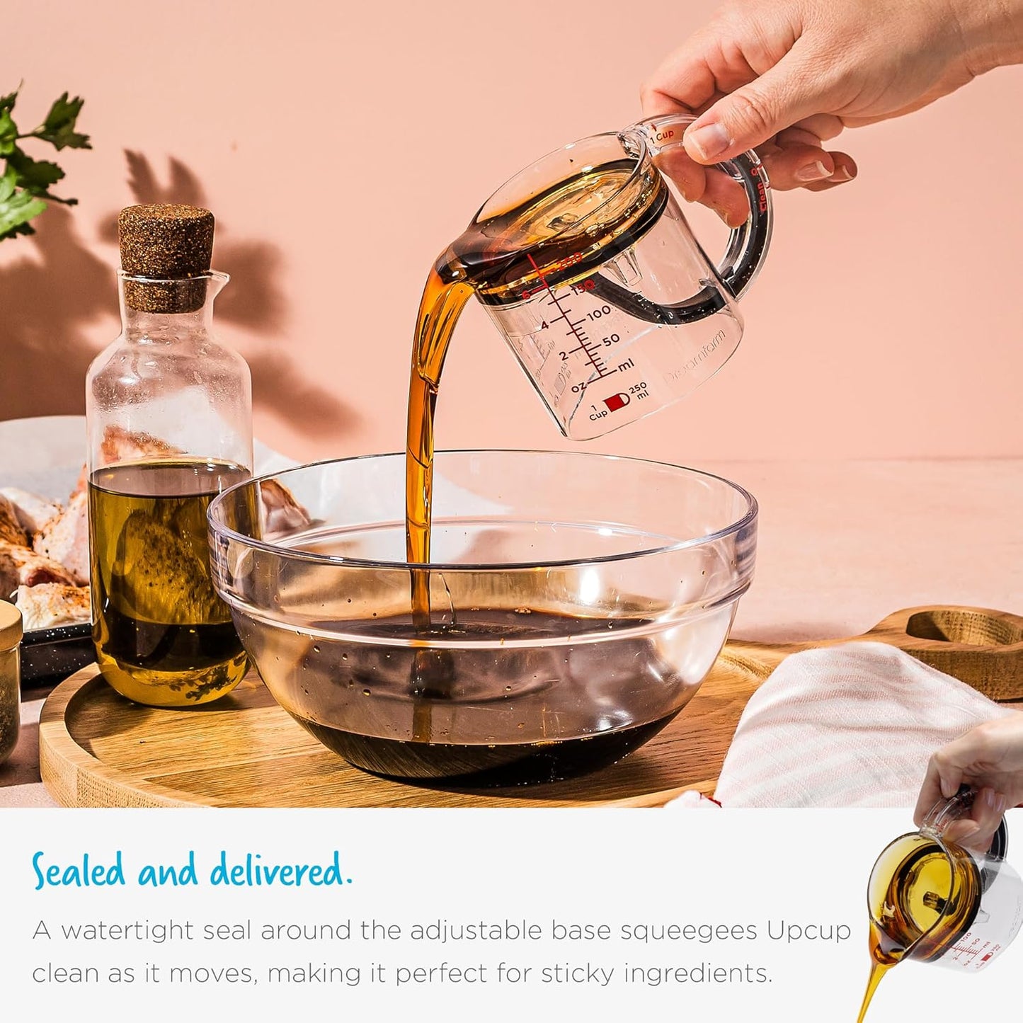 Dreamfarm Upcup All-in-1 Adjustable Measuring Cup